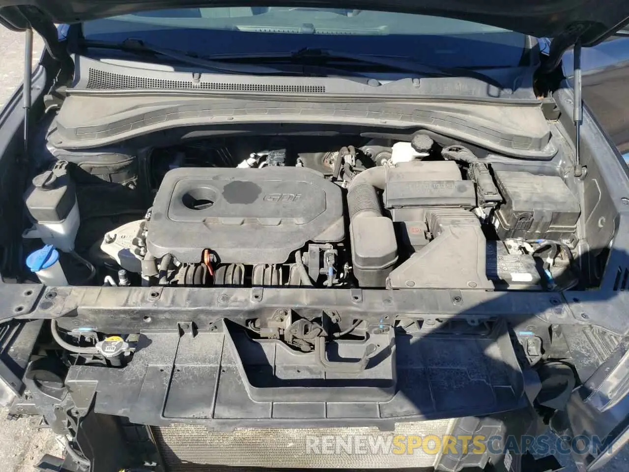 11 fotografías del automóvil dañado 5NMS3CAD3LH190304 HYUNDAI SANTA FE 2020