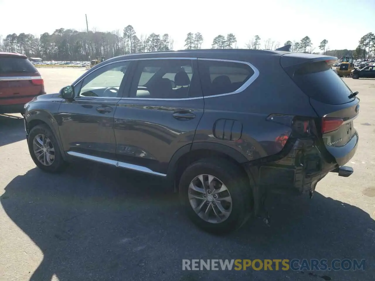 2 fotografías del automóvil dañado 5NMS3CAD3LH190304 HYUNDAI SANTA FE 2020
