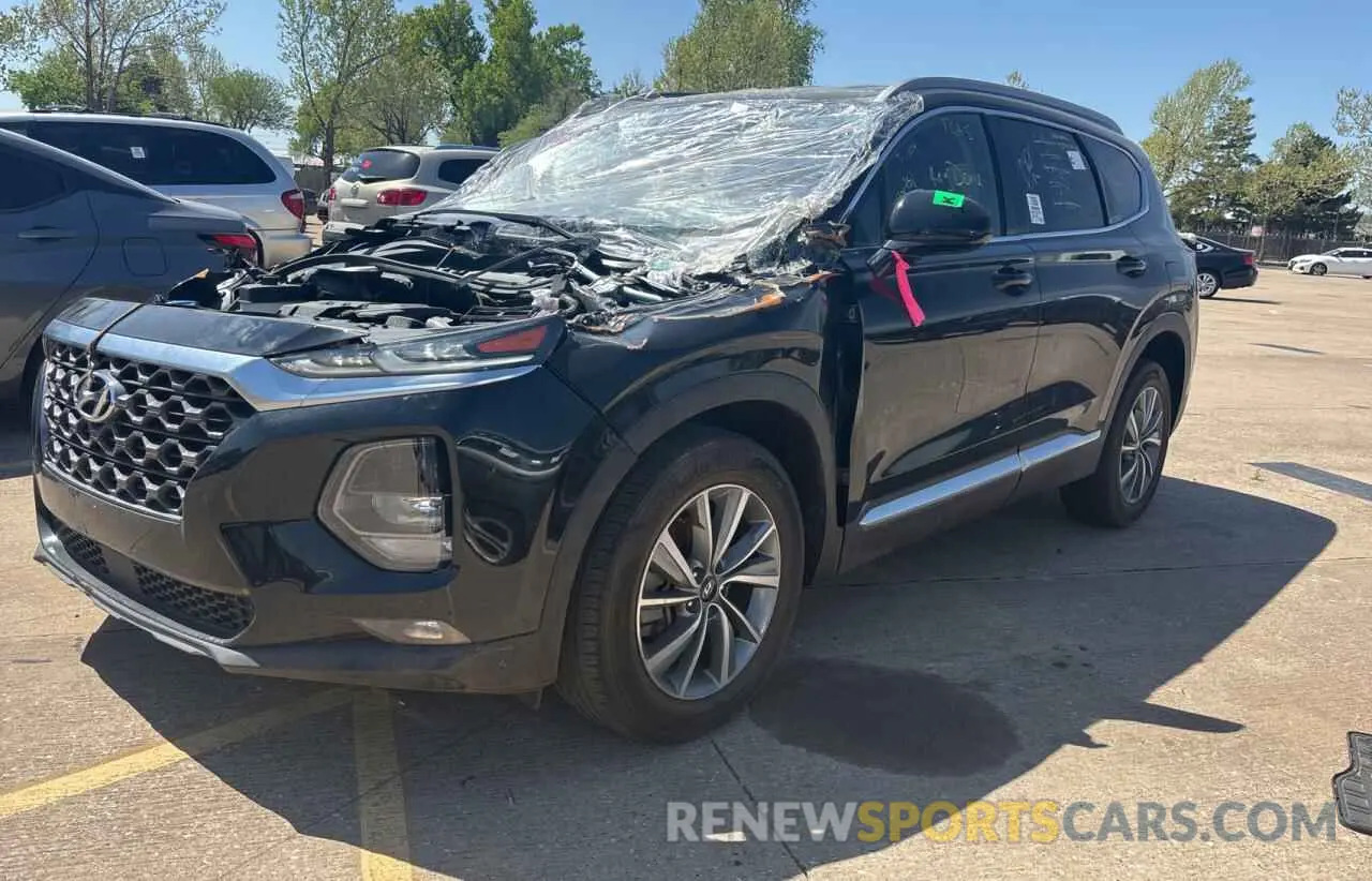 2 fotografías del automóvil dañado 5NMS3CAD3LH192618 HYUNDAI SANTA FE 2020