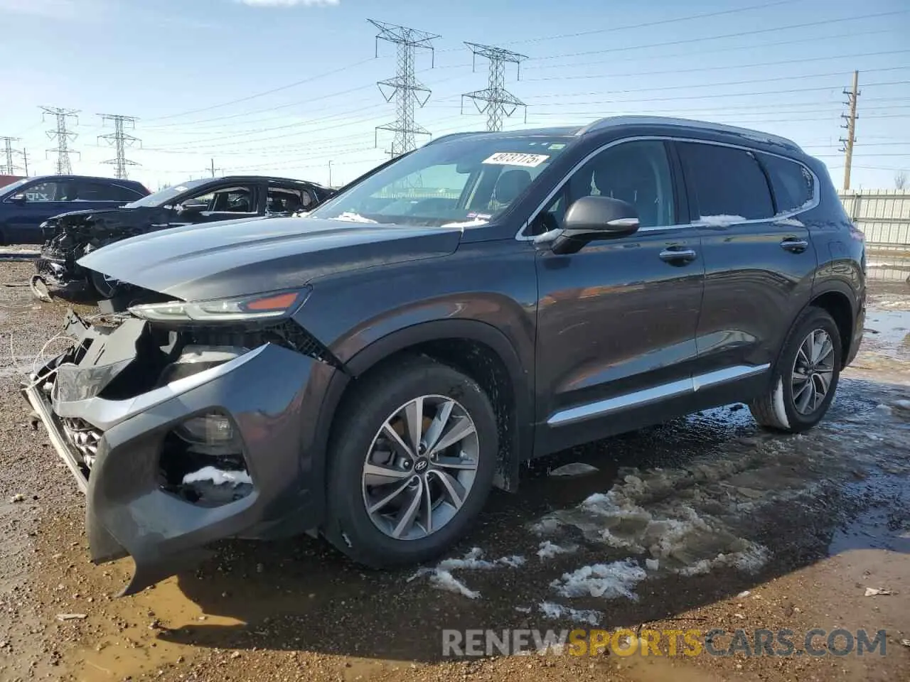 1 fotografías del automóvil dañado 5NMS3CAD3LH235404 HYUNDAI SANTA FE 2020
