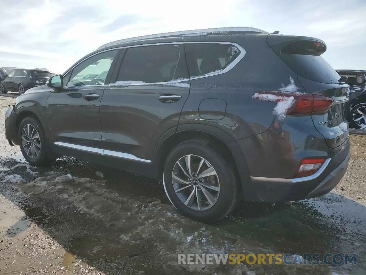 2 fotografías del automóvil dañado 5NMS3CAD3LH235404 HYUNDAI SANTA FE 2020
