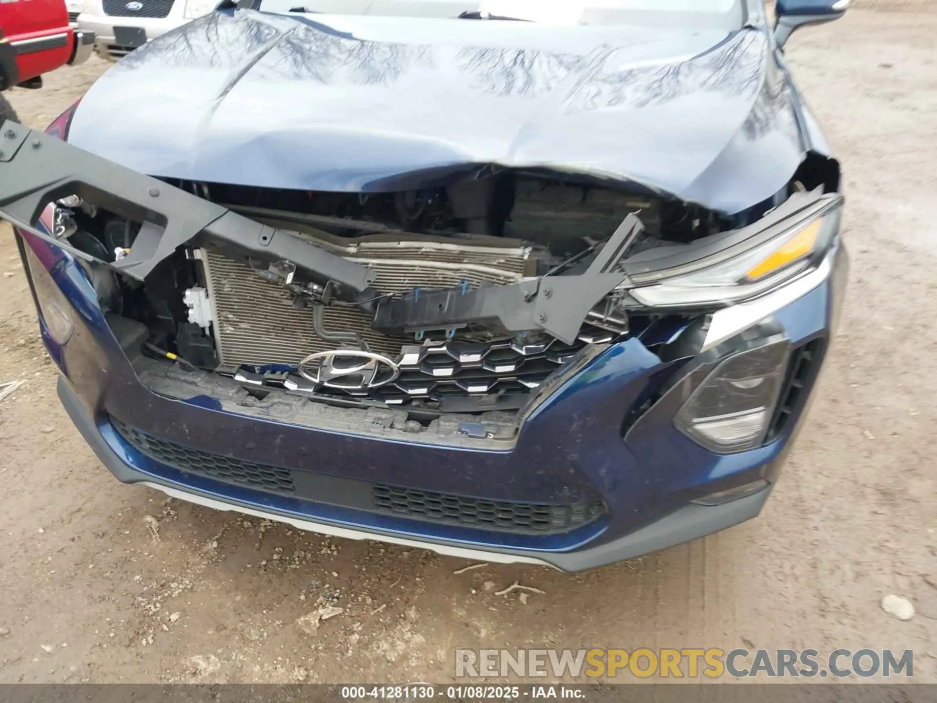 6 fotografías del automóvil dañado 5NMS3CAD3LH280780 HYUNDAI SANTA FE 2020