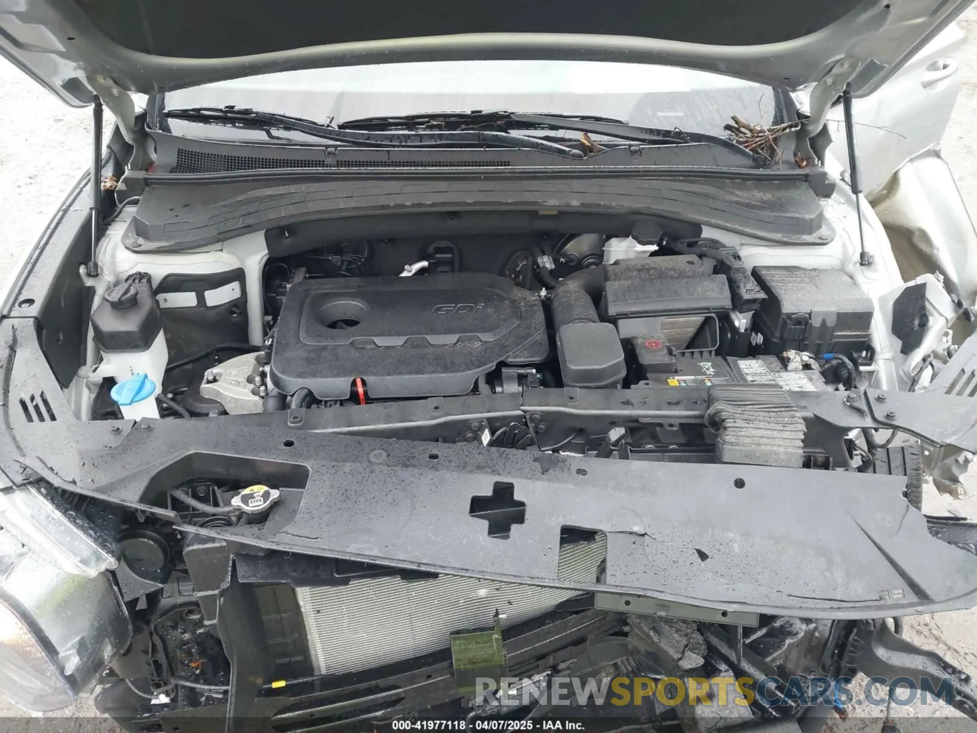 10 fotografías del automóvil dañado 5NMS3CAD3LH291326 HYUNDAI SANTA FE 2020