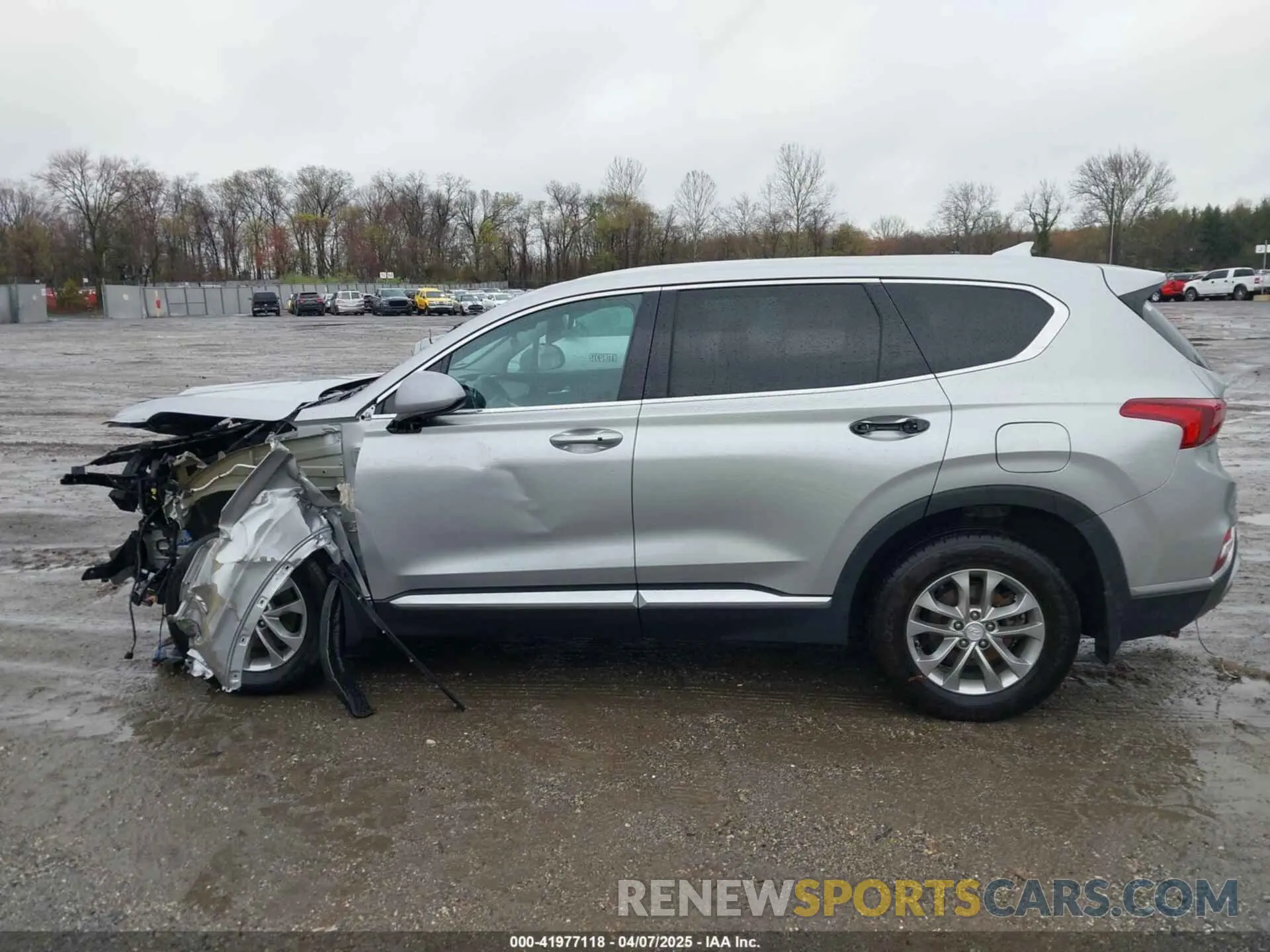 14 fotografías del automóvil dañado 5NMS3CAD3LH291326 HYUNDAI SANTA FE 2020