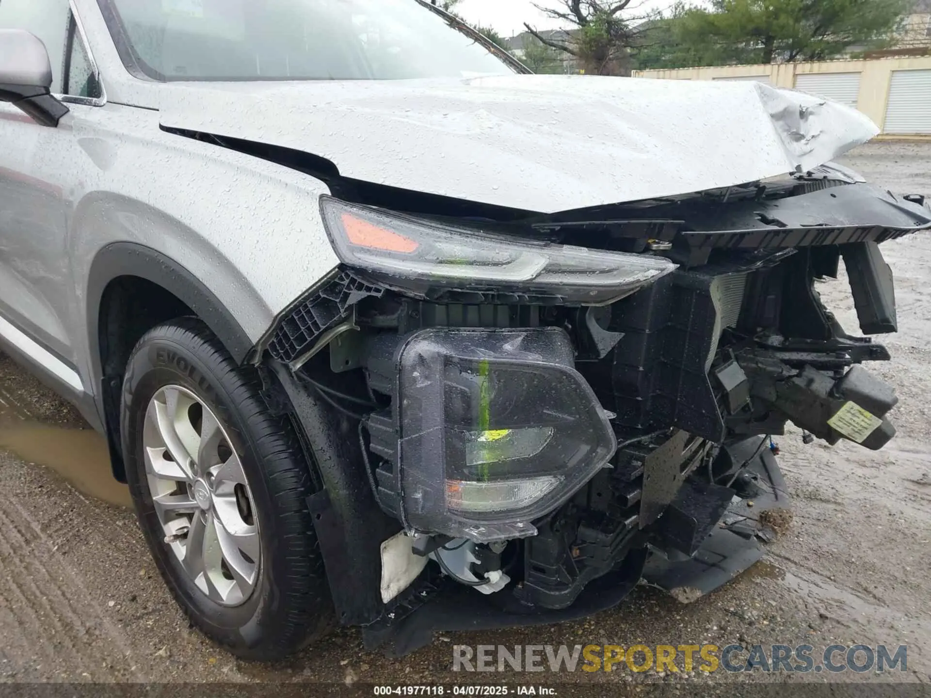 18 fotografías del automóvil dañado 5NMS3CAD3LH291326 HYUNDAI SANTA FE 2020