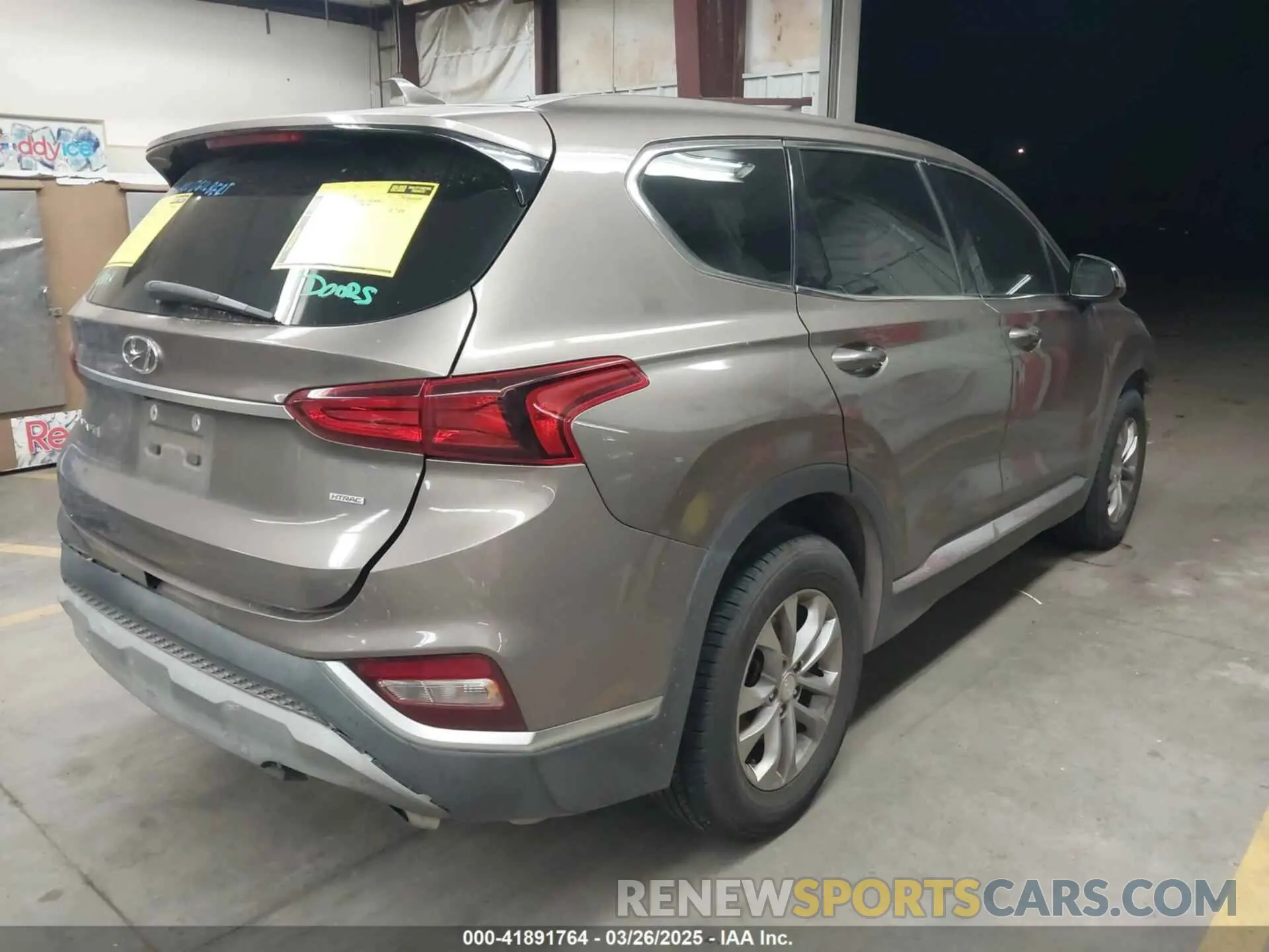 4 fotografías del automóvil dañado 5NMS3CAD4LH222631 HYUNDAI SANTA FE 2020