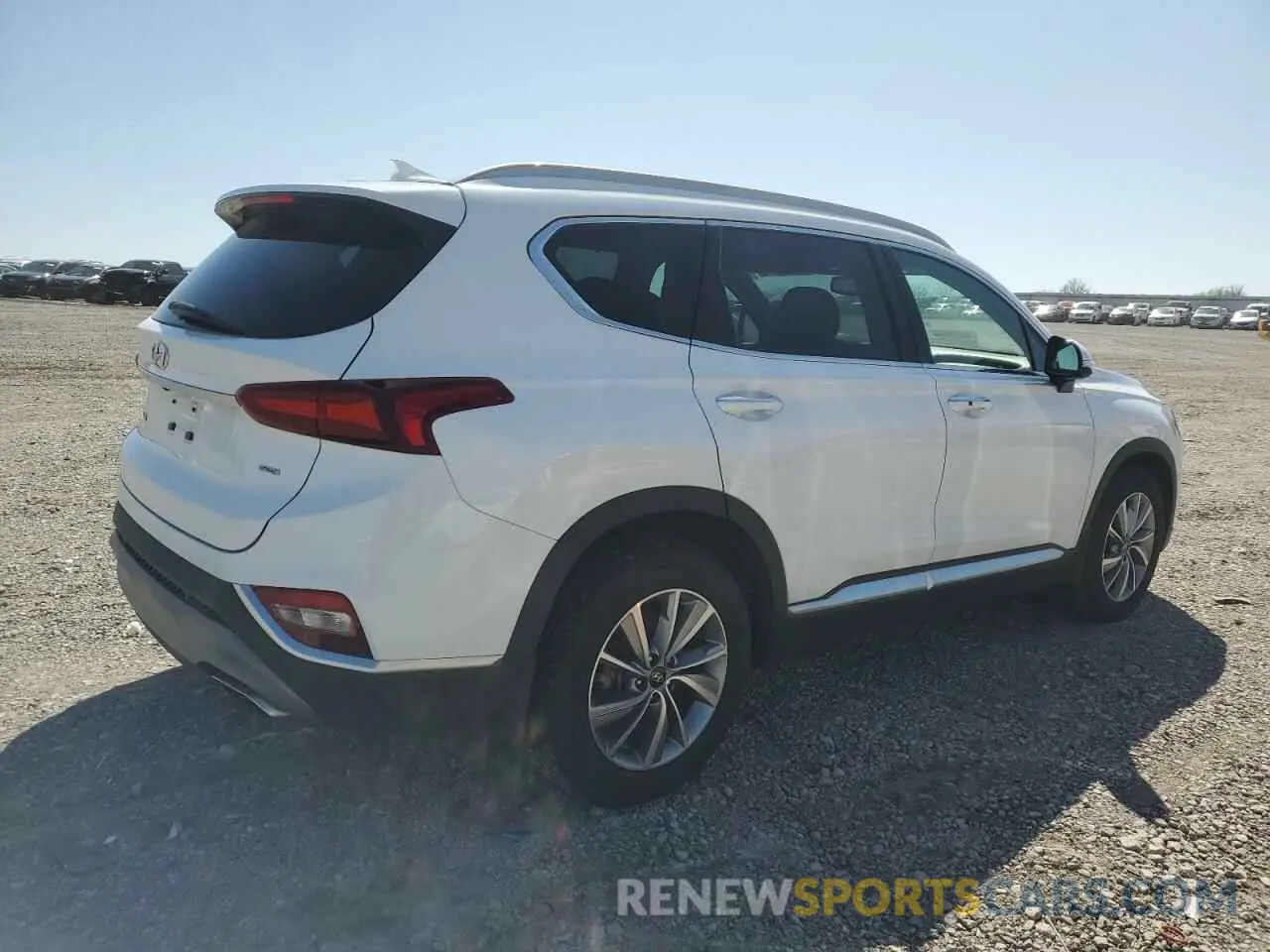3 fotografías del automóvil dañado 5NMS3CAD5LH182284 HYUNDAI SANTA FE 2020