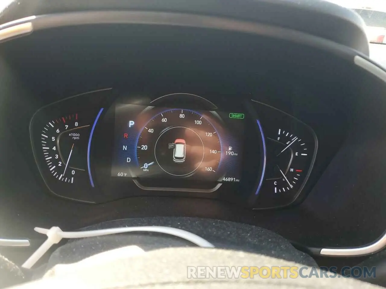 9 fotografías del automóvil dañado 5NMS3CAD5LH182284 HYUNDAI SANTA FE 2020