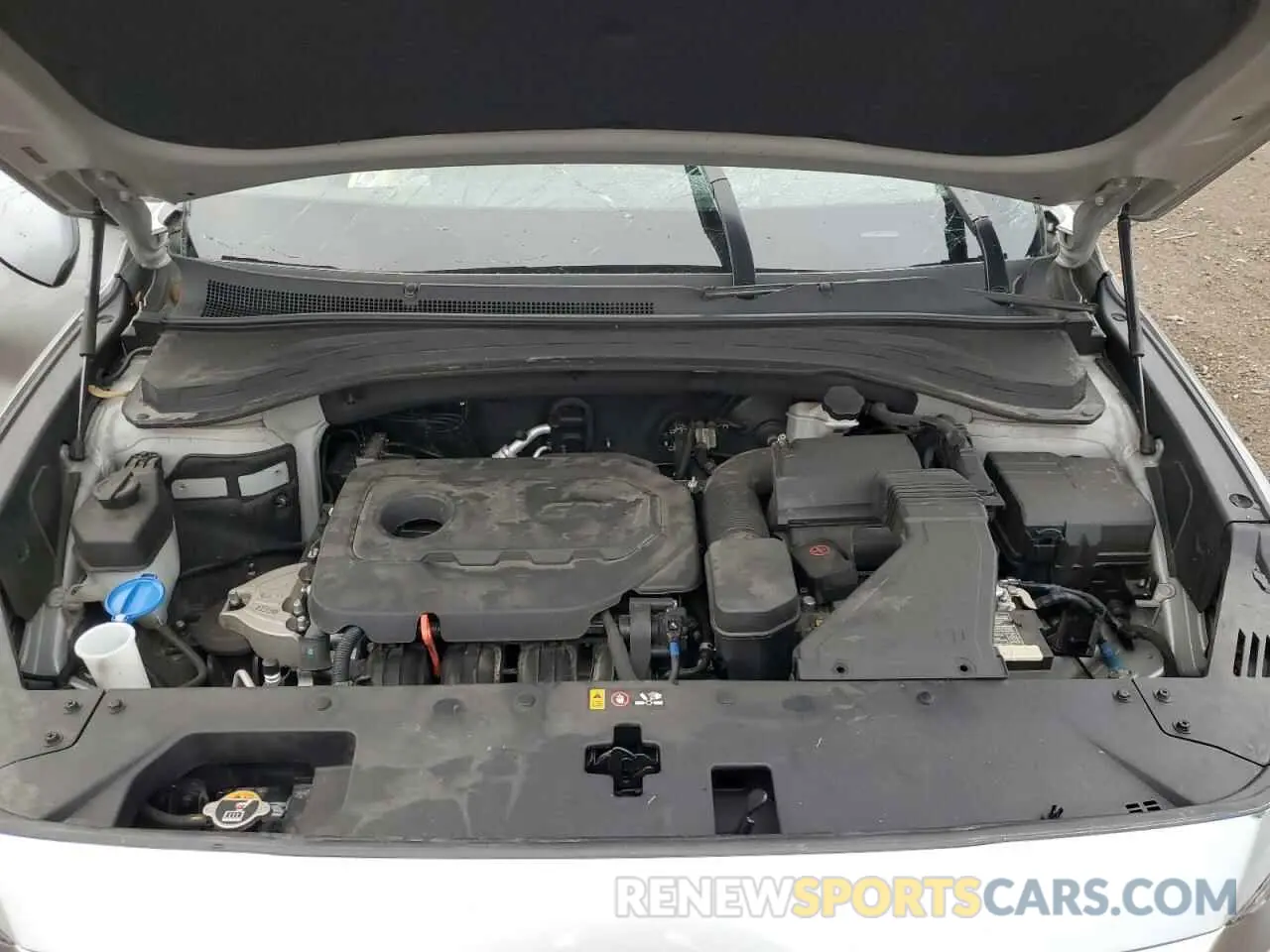 13 fotografías del automóvil dañado 5NMS3CAD5LH205823 HYUNDAI SANTA FE 2020