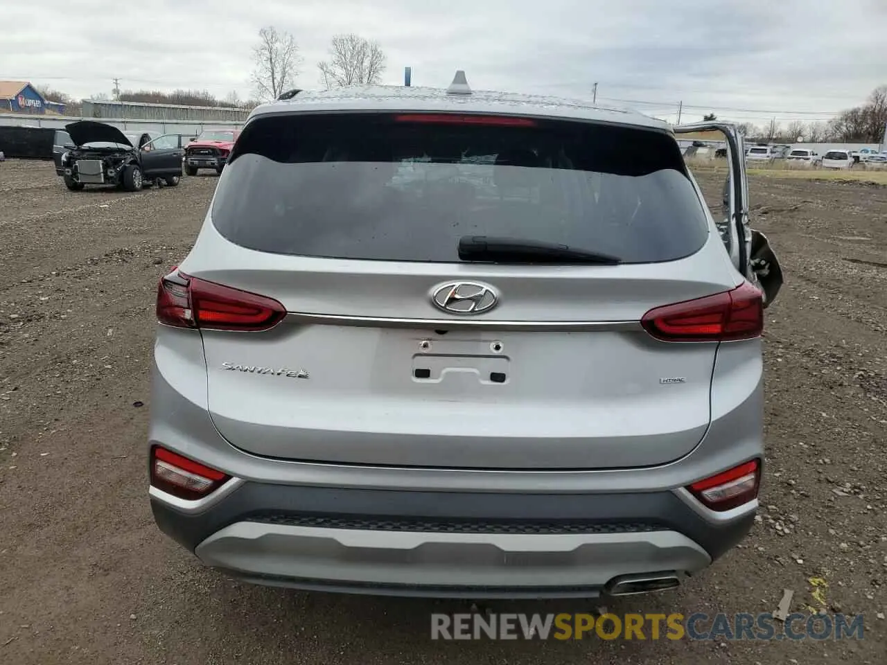 6 fotografías del automóvil dañado 5NMS3CAD5LH205823 HYUNDAI SANTA FE 2020