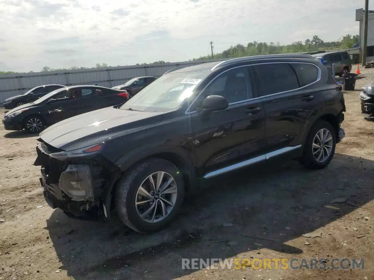 1 fotografías del automóvil dañado 5NMS3CAD5LH241186 HYUNDAI SANTA FE 2020