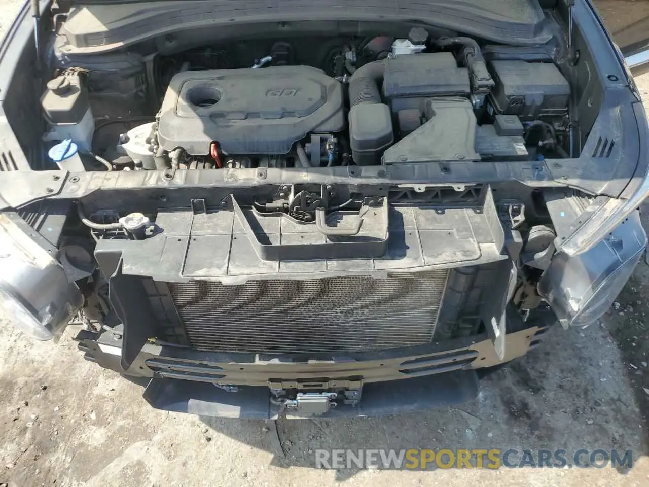 12 fotografías del automóvil dañado 5NMS3CAD5LH241186 HYUNDAI SANTA FE 2020