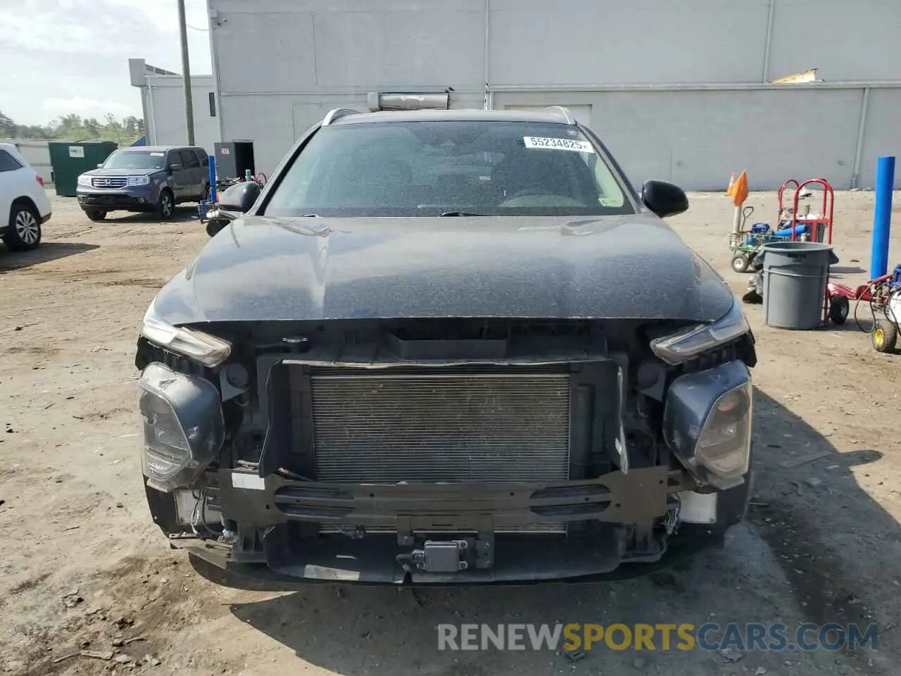 5 fotografías del automóvil dañado 5NMS3CAD5LH241186 HYUNDAI SANTA FE 2020