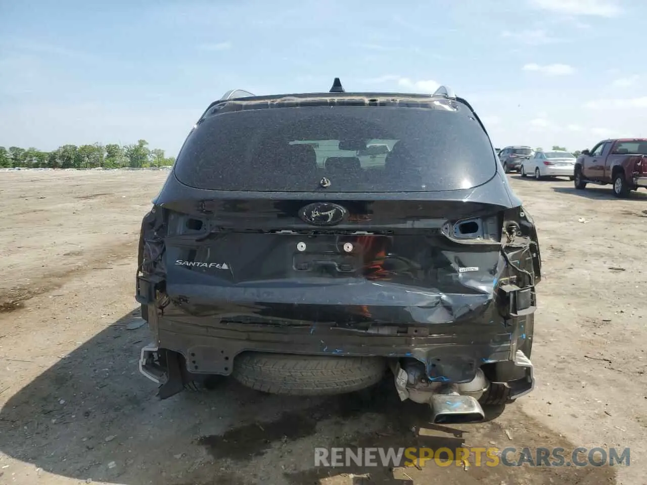 6 fotografías del automóvil dañado 5NMS3CAD5LH241186 HYUNDAI SANTA FE 2020