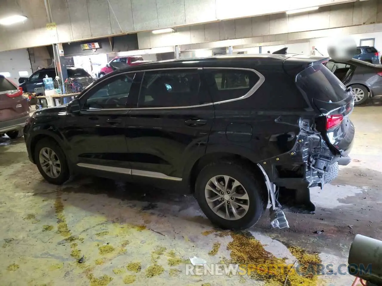 2 fotografías del automóvil dañado 5NMS3CAD6LH180446 HYUNDAI SANTA FE 2020