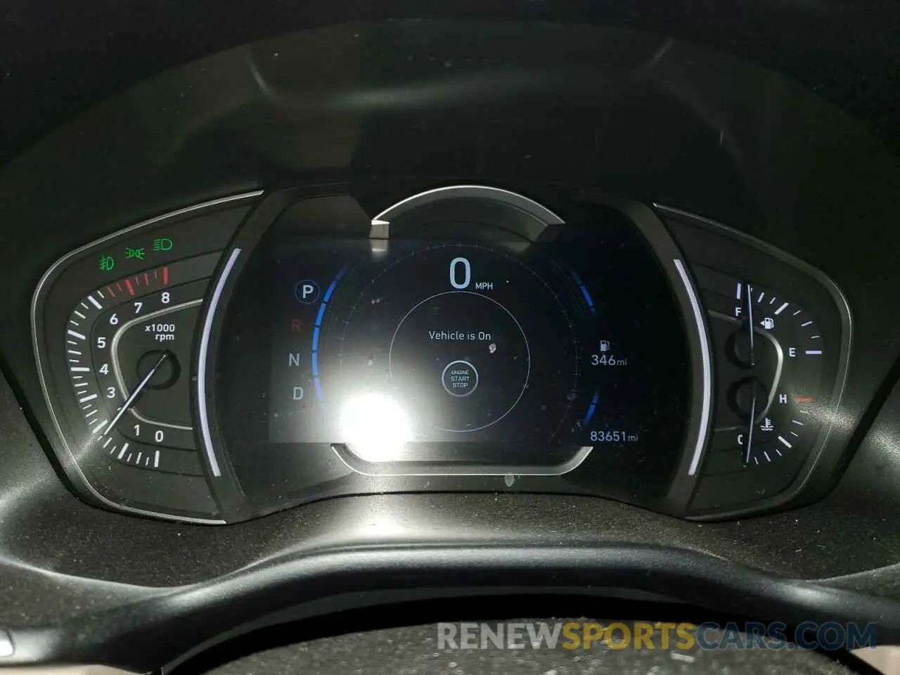 9 fotografías del automóvil dañado 5NMS3CAD6LH180446 HYUNDAI SANTA FE 2020