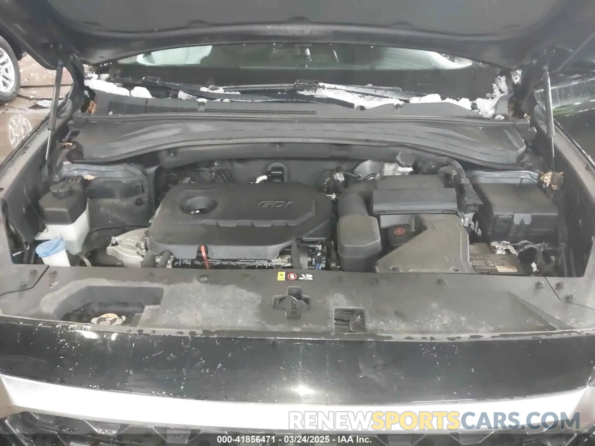 10 fotografías del automóvil dañado 5NMS3CAD6LH215275 HYUNDAI SANTA FE 2020