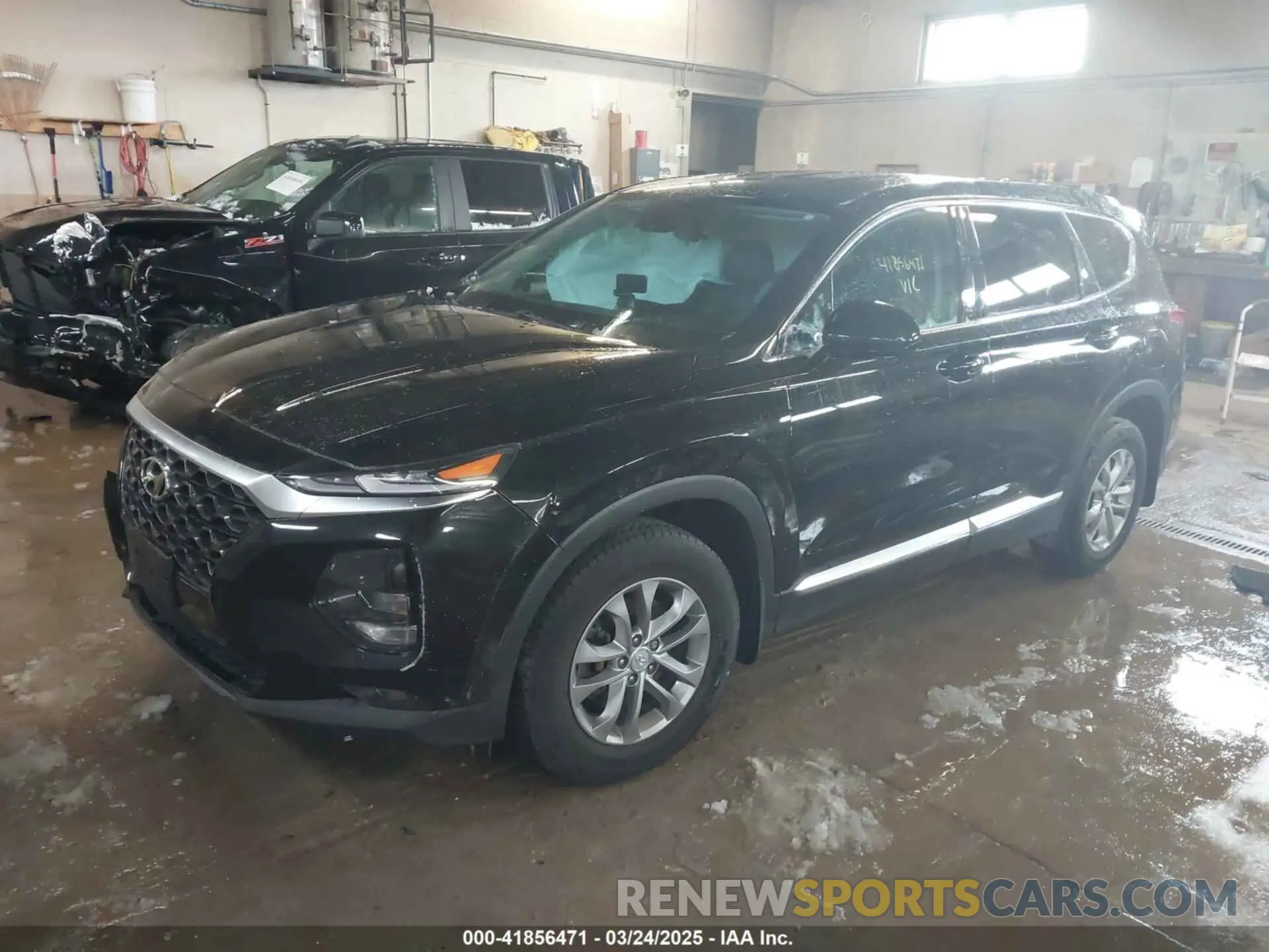 2 fotografías del automóvil dañado 5NMS3CAD6LH215275 HYUNDAI SANTA FE 2020