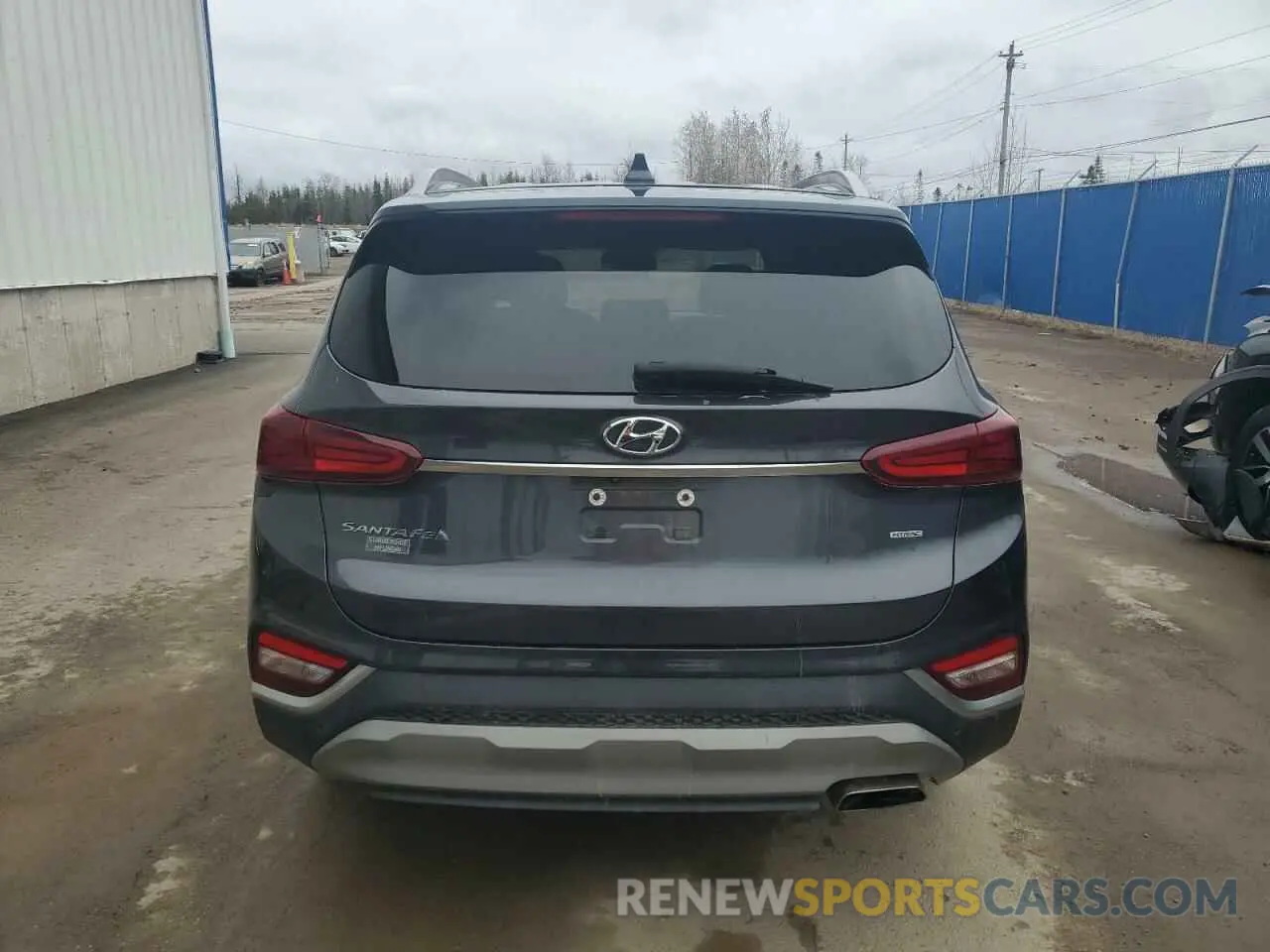 6 fotografías del automóvil dañado 5NMS3CAD6LH218743 HYUNDAI SANTA FE 2020