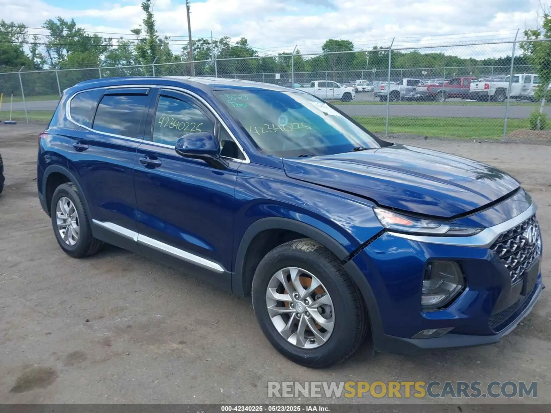 1 fotografías del automóvil dañado 5NMS3CAD6LH228687 HYUNDAI SANTA FE 2020