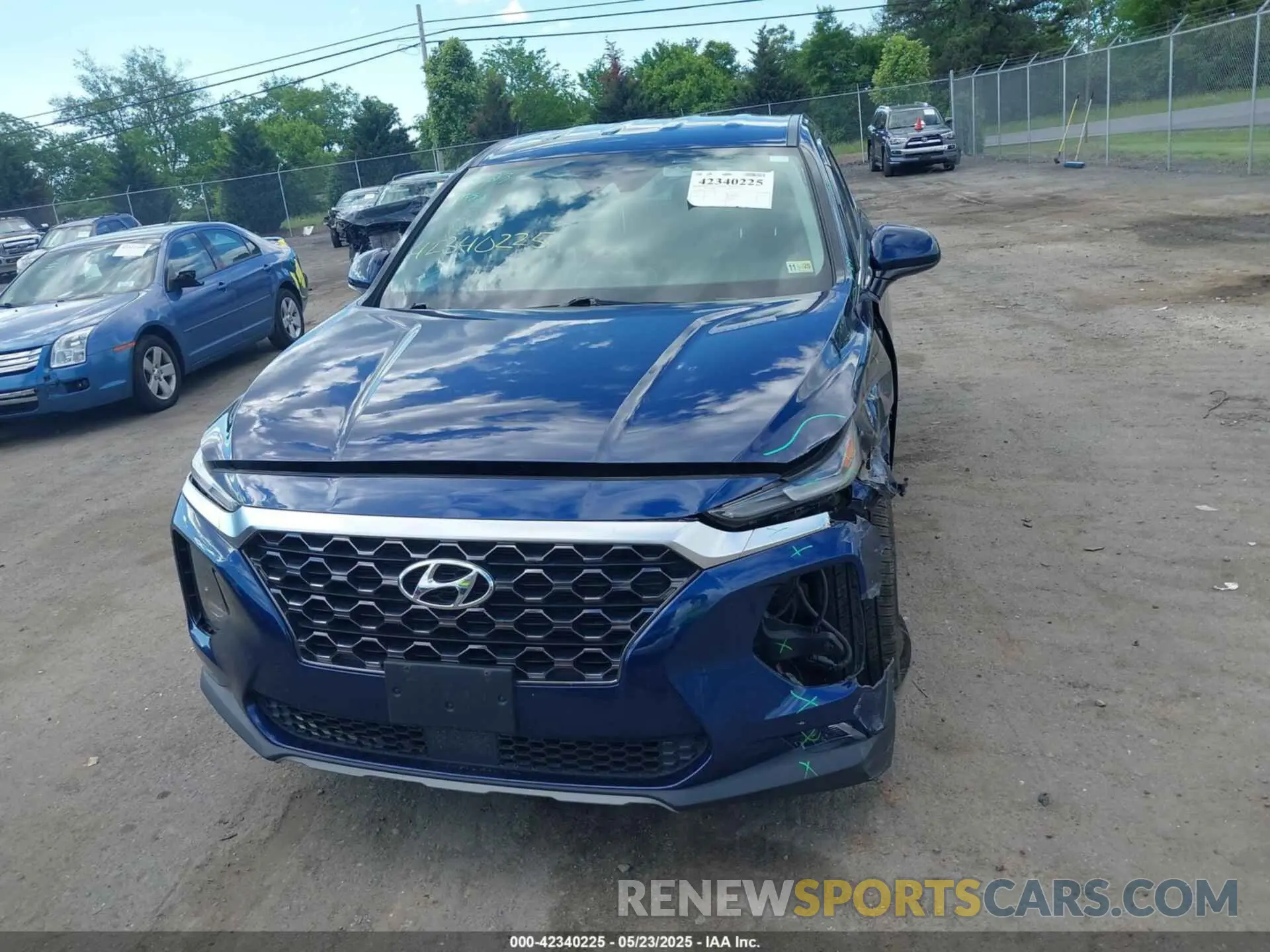 12 fotografías del automóvil dañado 5NMS3CAD6LH228687 HYUNDAI SANTA FE 2020