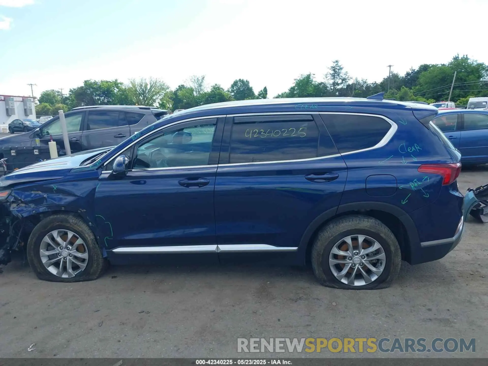 14 fotografías del automóvil dañado 5NMS3CAD6LH228687 HYUNDAI SANTA FE 2020