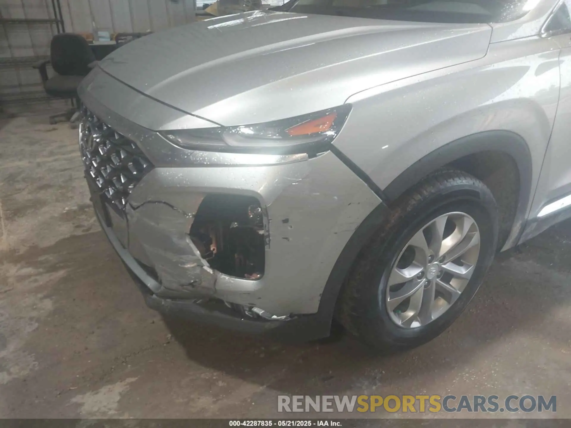 17 fotografías del automóvil dañado 5NMS3CAD6LH234229 HYUNDAI SANTA FE 2020
