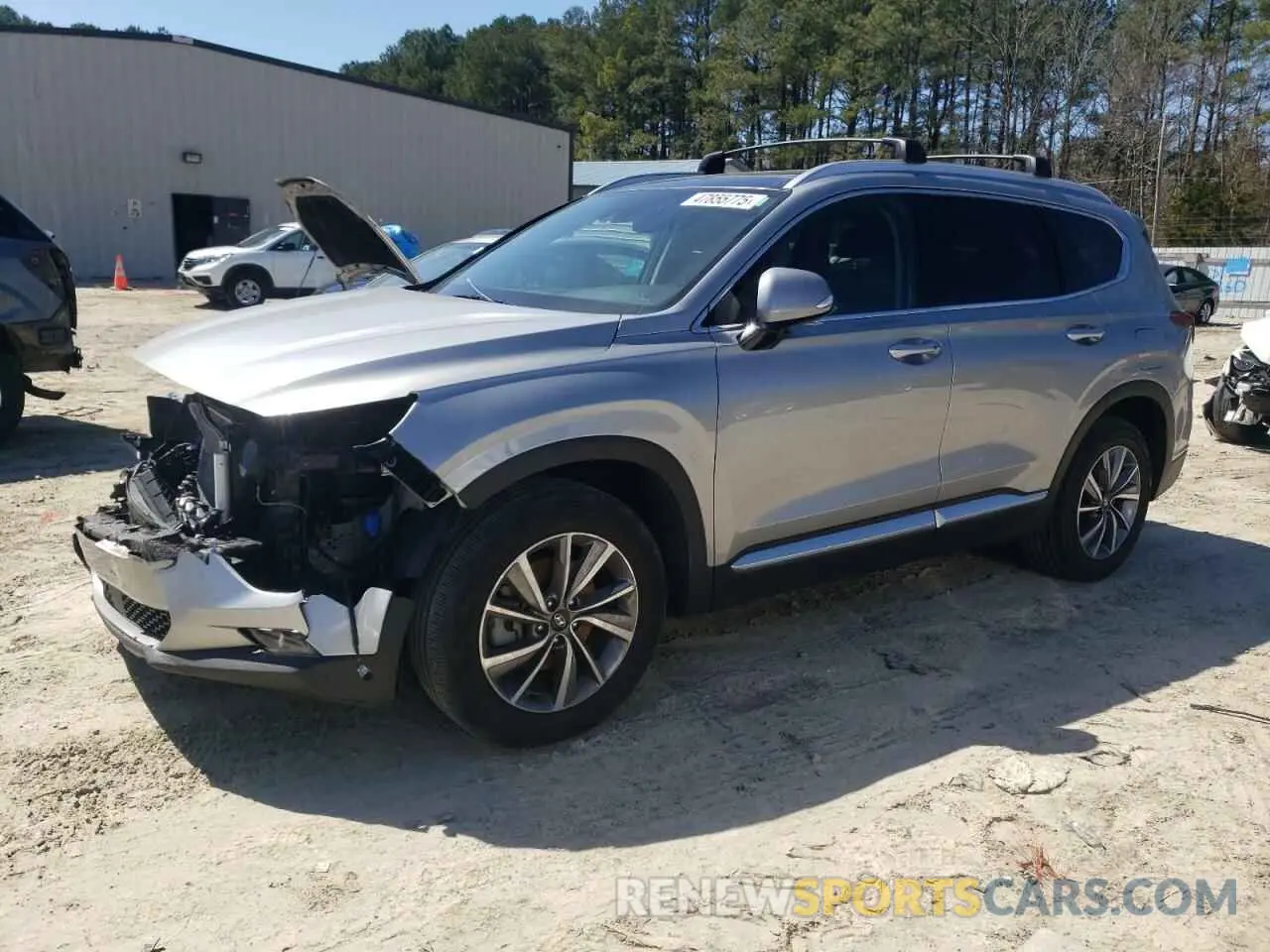 1 fotografías del automóvil dañado 5NMS3CAD6LH246817 HYUNDAI SANTA FE 2020