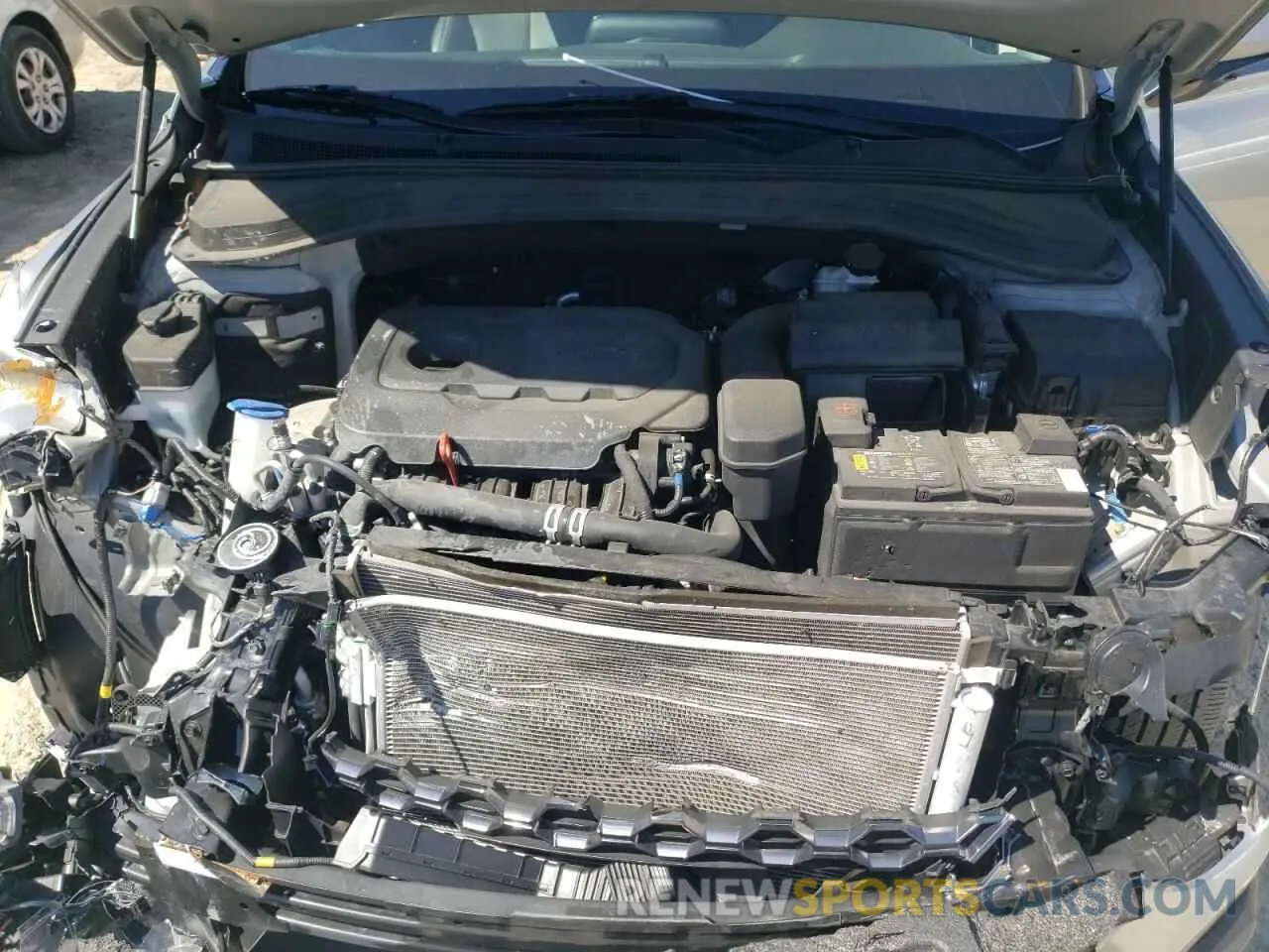 12 fotografías del automóvil dañado 5NMS3CAD6LH246817 HYUNDAI SANTA FE 2020