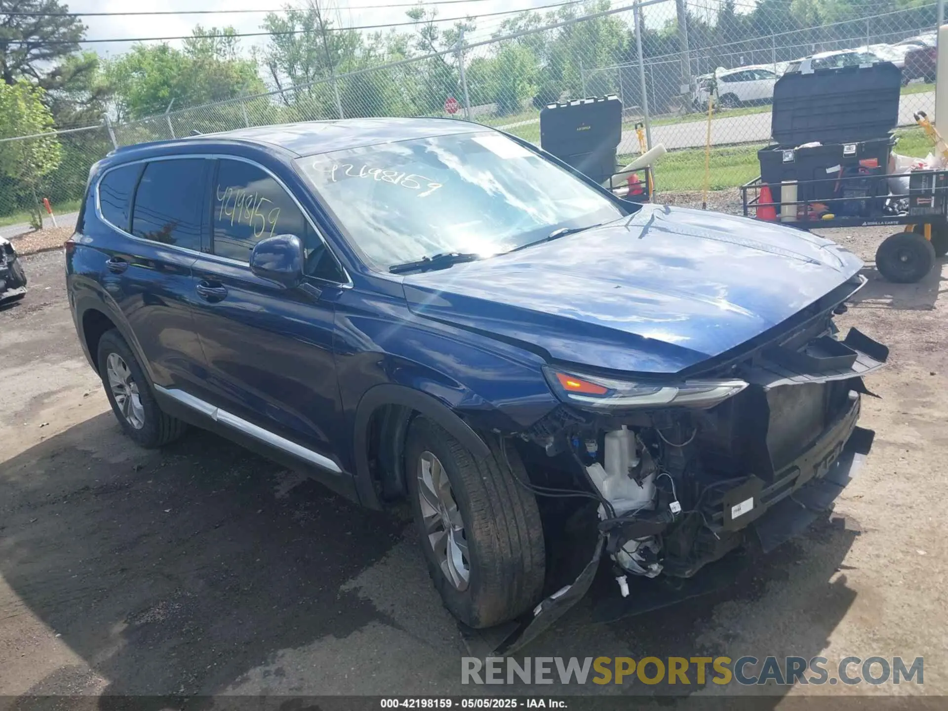 1 fotografías del automóvil dañado 5NMS3CAD7LH238404 HYUNDAI SANTA FE 2020
