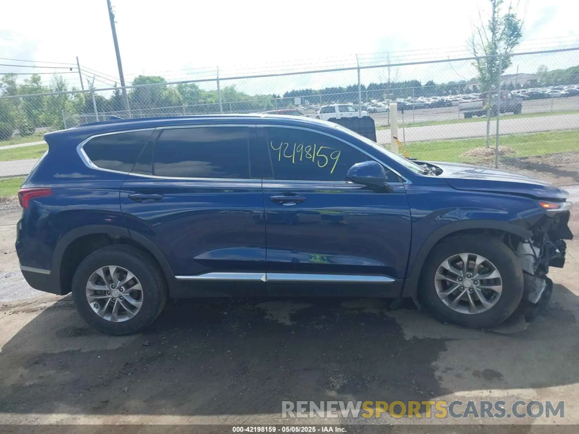13 fotografías del automóvil dañado 5NMS3CAD7LH238404 HYUNDAI SANTA FE 2020