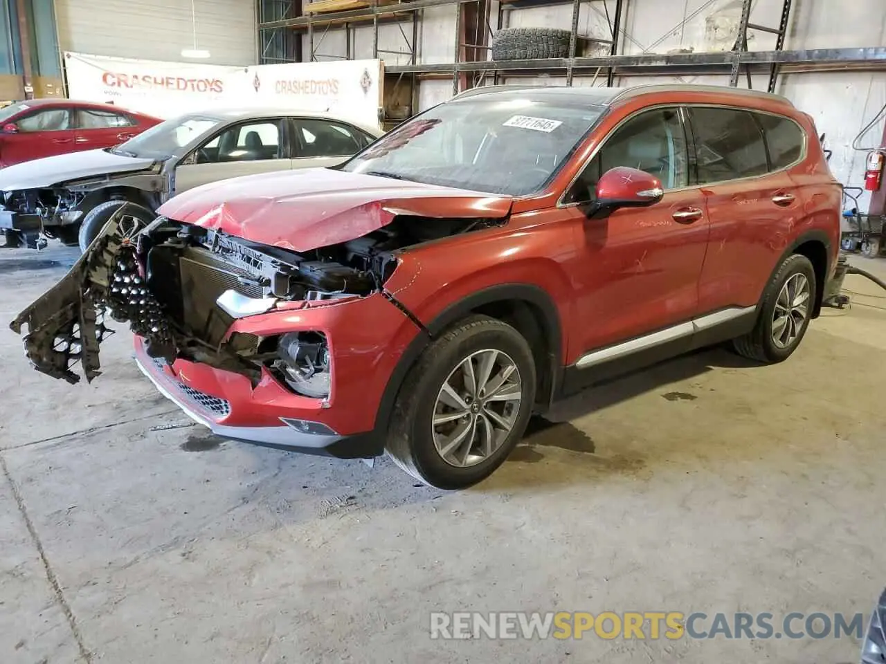 1 fotografías del automóvil dañado 5NMS3CAD7LH269961 HYUNDAI SANTA FE 2020