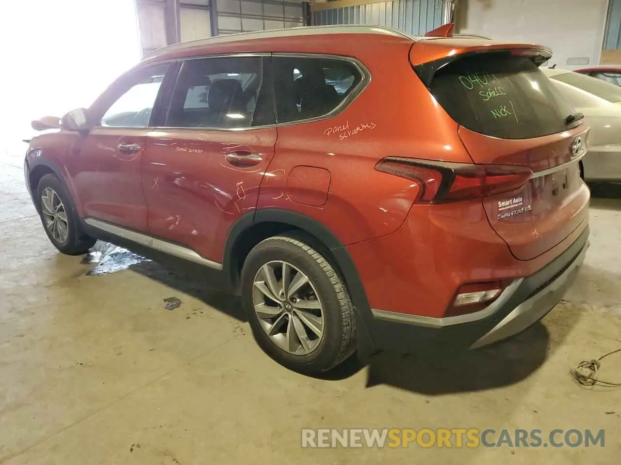 2 fotografías del automóvil dañado 5NMS3CAD7LH269961 HYUNDAI SANTA FE 2020