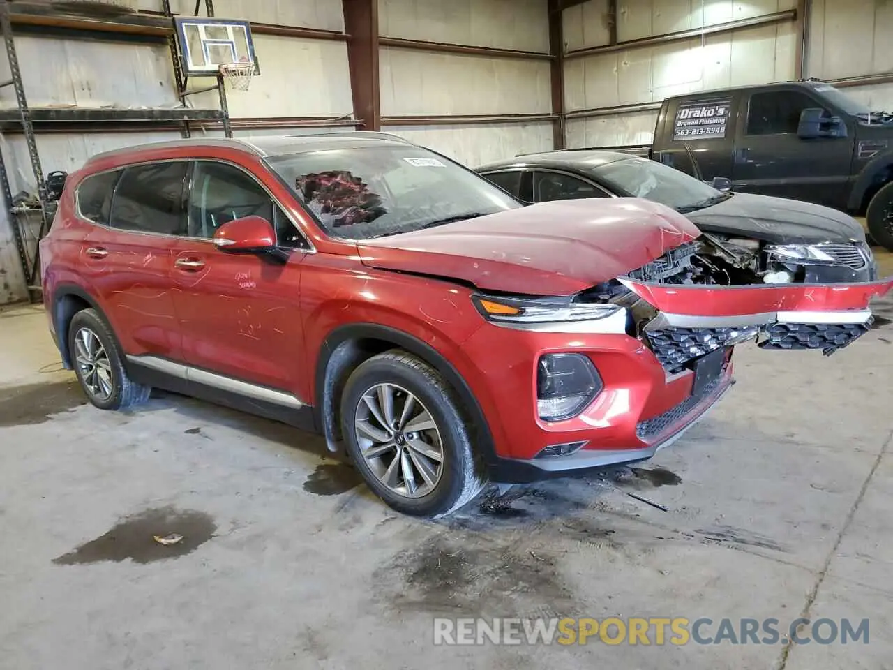 4 fotografías del automóvil dañado 5NMS3CAD7LH269961 HYUNDAI SANTA FE 2020