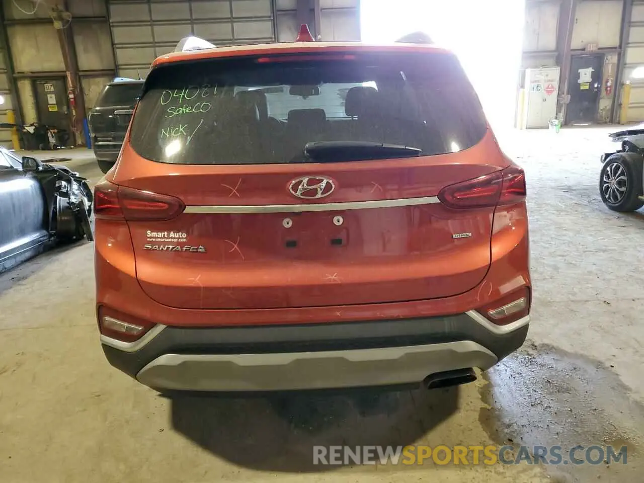 6 fotografías del automóvil dañado 5NMS3CAD7LH269961 HYUNDAI SANTA FE 2020