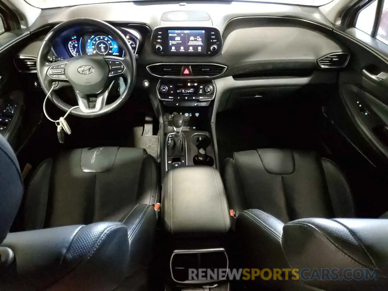 8 fotografías del automóvil dañado 5NMS3CAD7LH269961 HYUNDAI SANTA FE 2020
