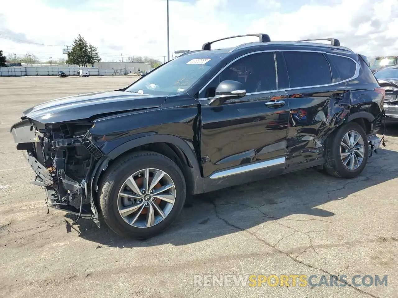 1 fotografías del automóvil dañado 5NMS3CAD8LH131863 HYUNDAI SANTA FE 2020