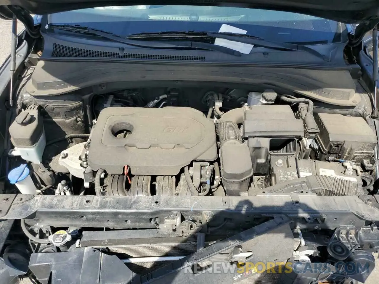 12 fotografías del automóvil dañado 5NMS3CAD8LH131863 HYUNDAI SANTA FE 2020