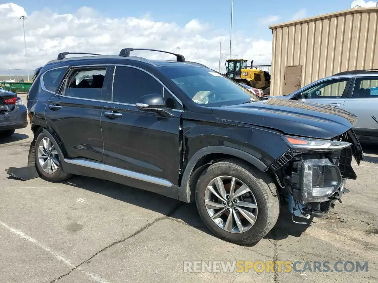 4 fotografías del automóvil dañado 5NMS3CAD8LH131863 HYUNDAI SANTA FE 2020