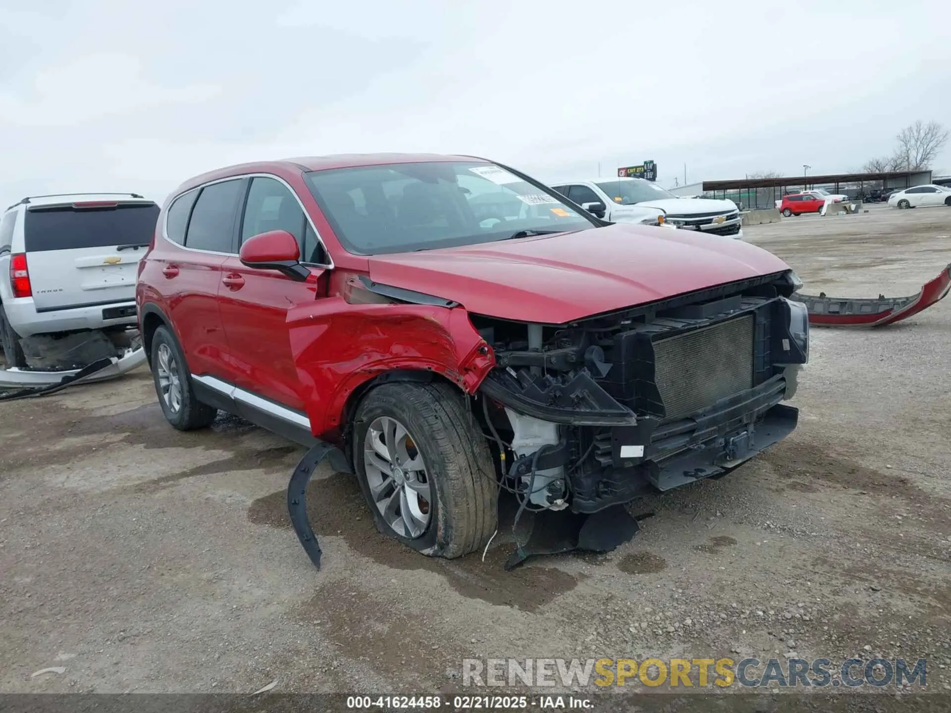 1 fotografías del automóvil dañado 5NMS3CAD8LH138165 HYUNDAI SANTA FE 2020