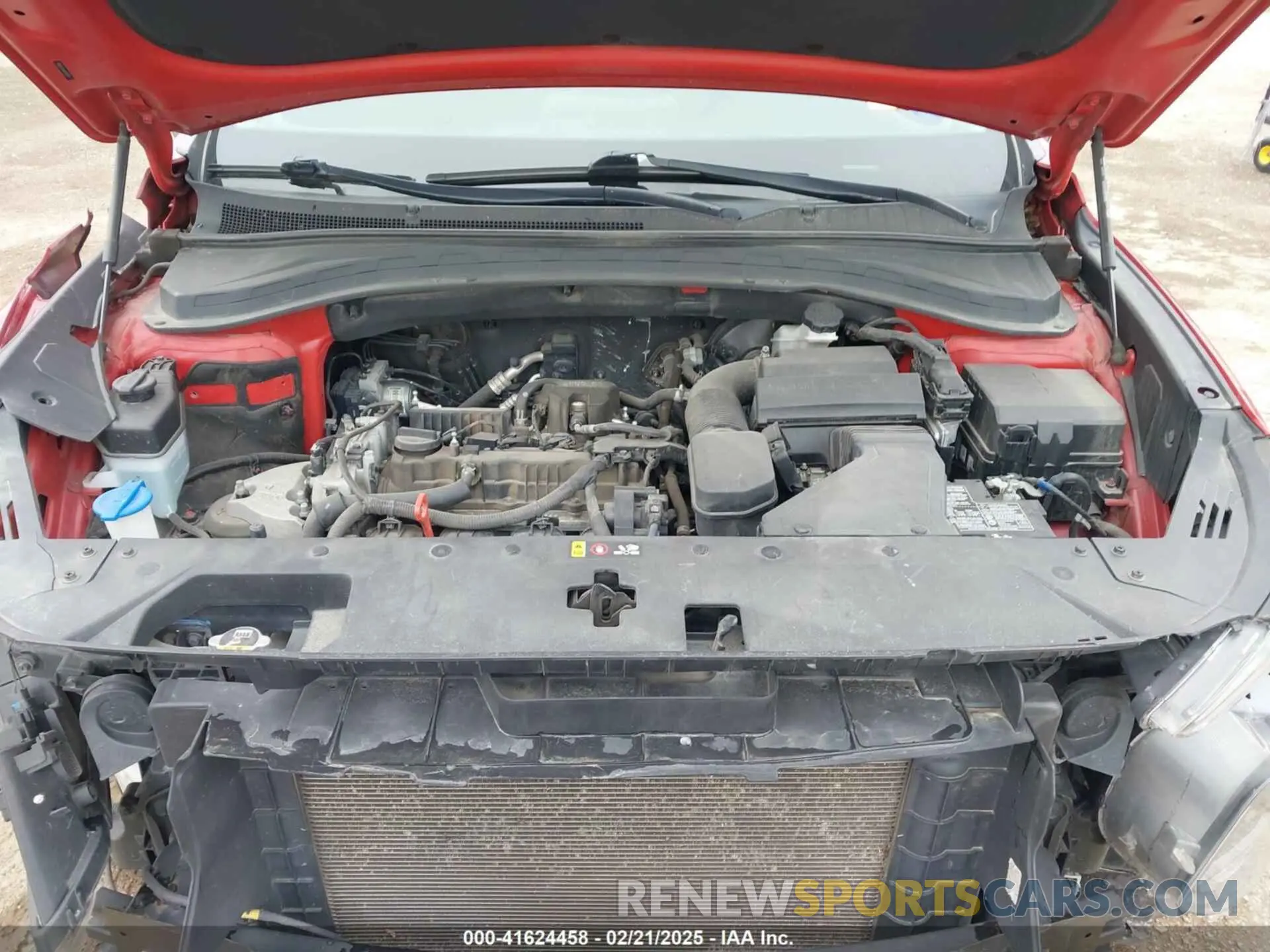 10 fotografías del automóvil dañado 5NMS3CAD8LH138165 HYUNDAI SANTA FE 2020