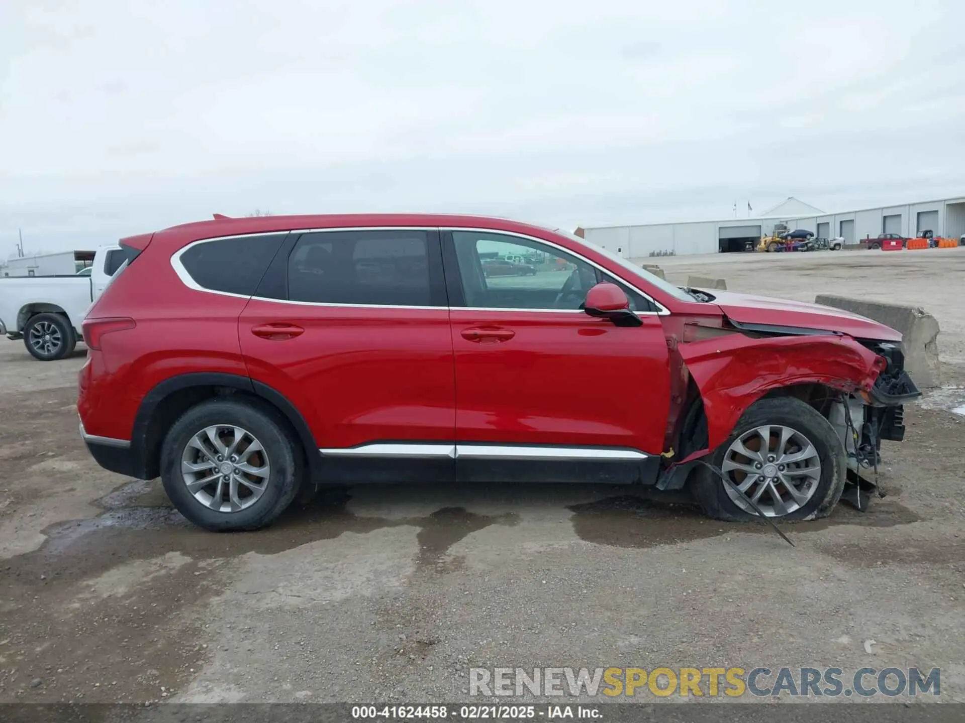 13 fotografías del automóvil dañado 5NMS3CAD8LH138165 HYUNDAI SANTA FE 2020