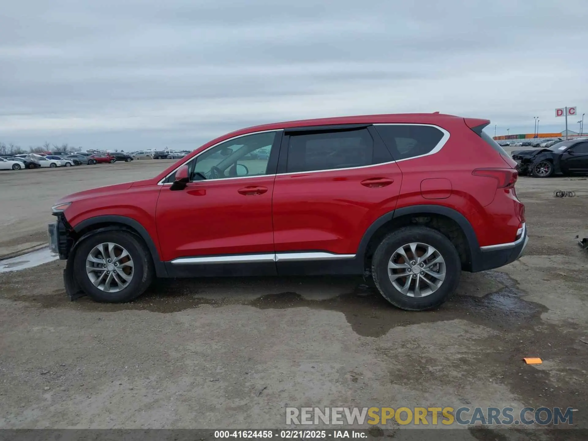 14 fotografías del automóvil dañado 5NMS3CAD8LH138165 HYUNDAI SANTA FE 2020