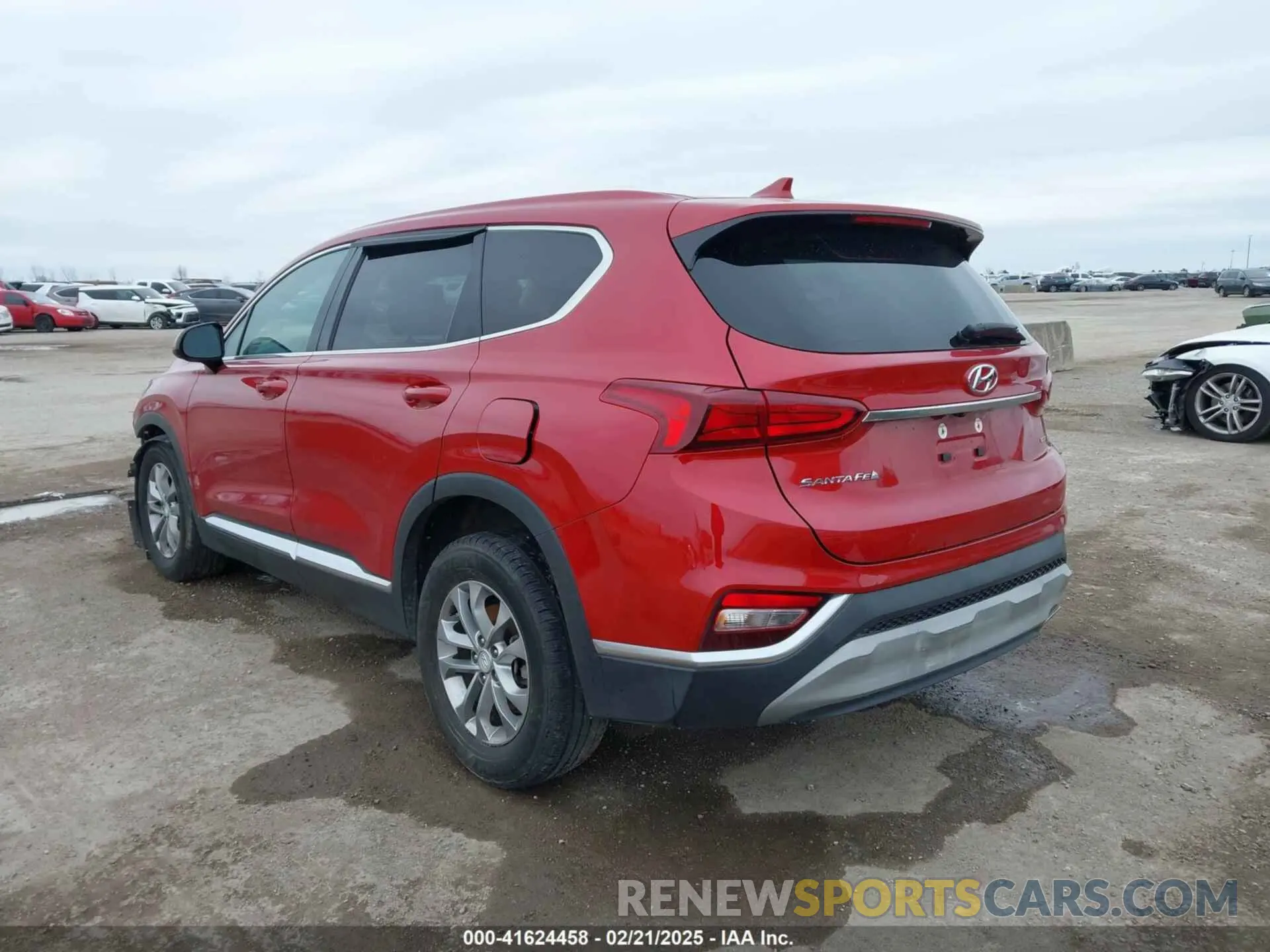 3 fotografías del automóvil dañado 5NMS3CAD8LH138165 HYUNDAI SANTA FE 2020