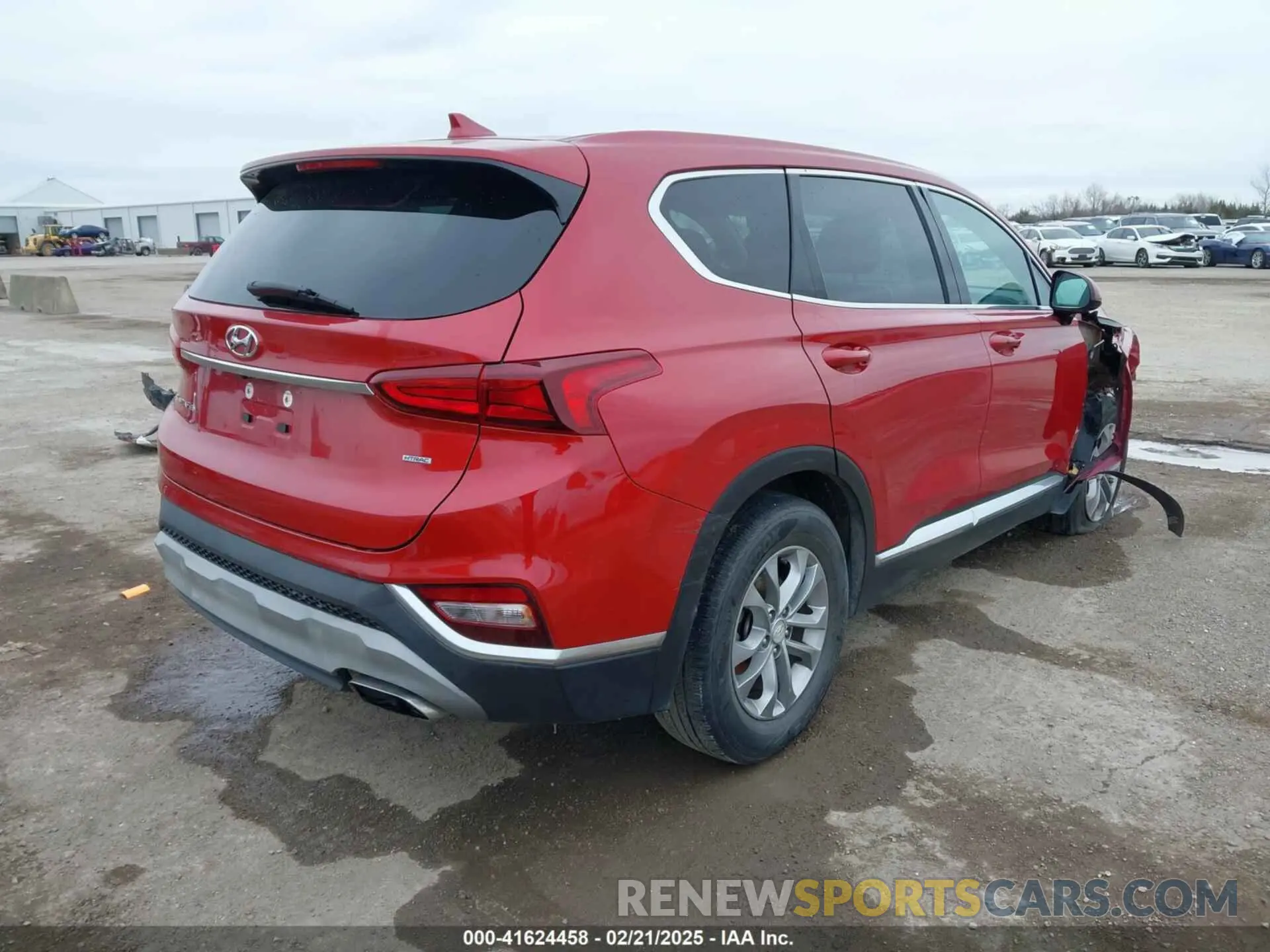 4 fotografías del automóvil dañado 5NMS3CAD8LH138165 HYUNDAI SANTA FE 2020