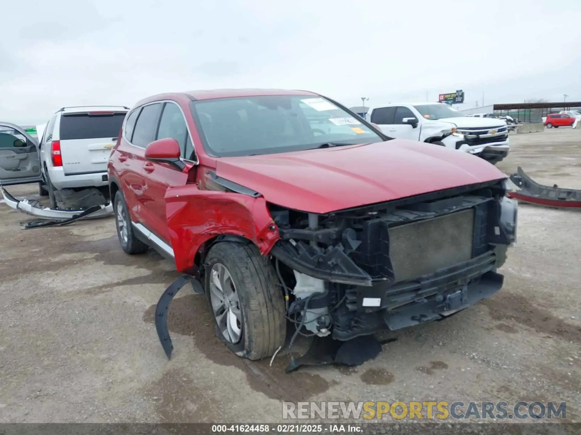 6 fotografías del automóvil dañado 5NMS3CAD8LH138165 HYUNDAI SANTA FE 2020