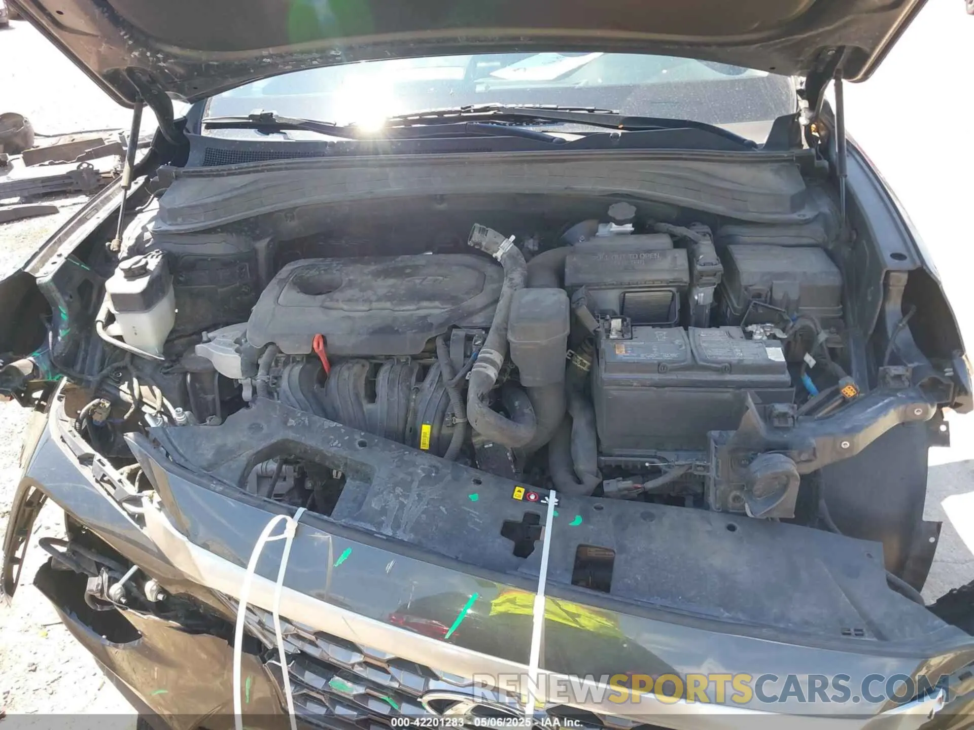 10 fotografías del automóvil dañado 5NMS3CAD8LH217030 HYUNDAI SANTA FE 2020
