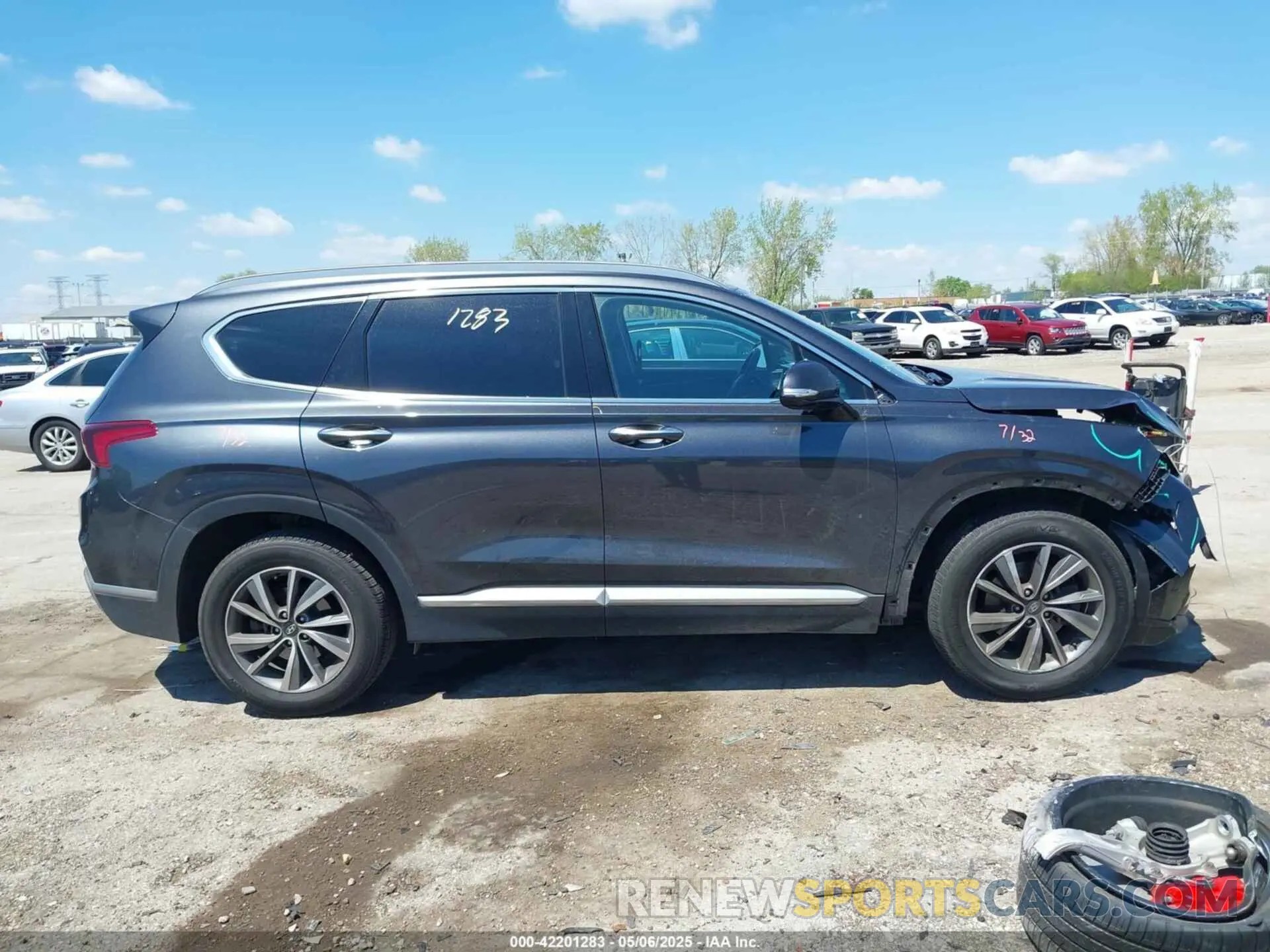 14 fotografías del automóvil dañado 5NMS3CAD8LH217030 HYUNDAI SANTA FE 2020