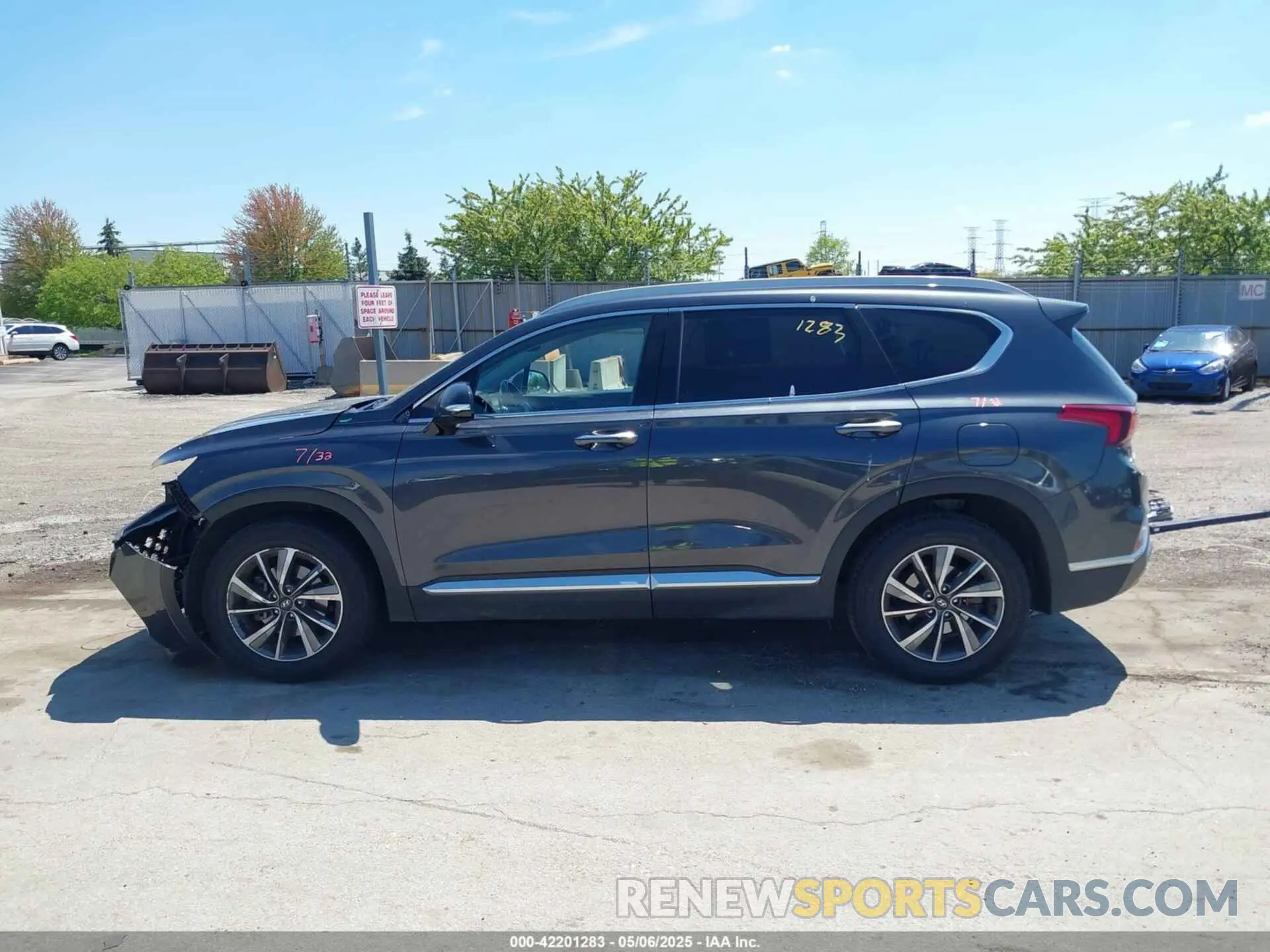 15 fotografías del automóvil dañado 5NMS3CAD8LH217030 HYUNDAI SANTA FE 2020
