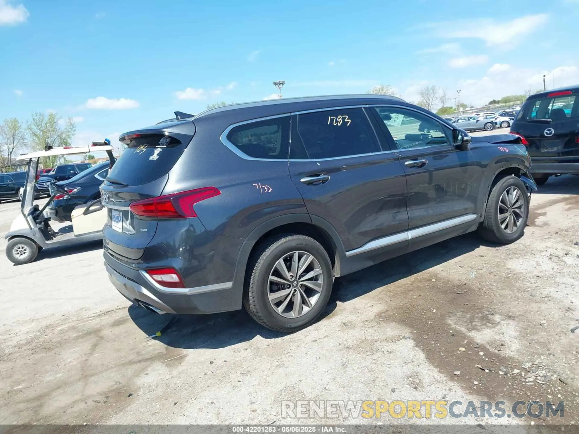 4 fotografías del automóvil dañado 5NMS3CAD8LH217030 HYUNDAI SANTA FE 2020